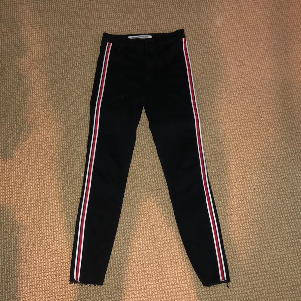 black zara jeans